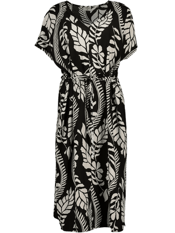 Black And White Midi Dress