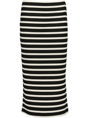 Stripe Midi Skirt
