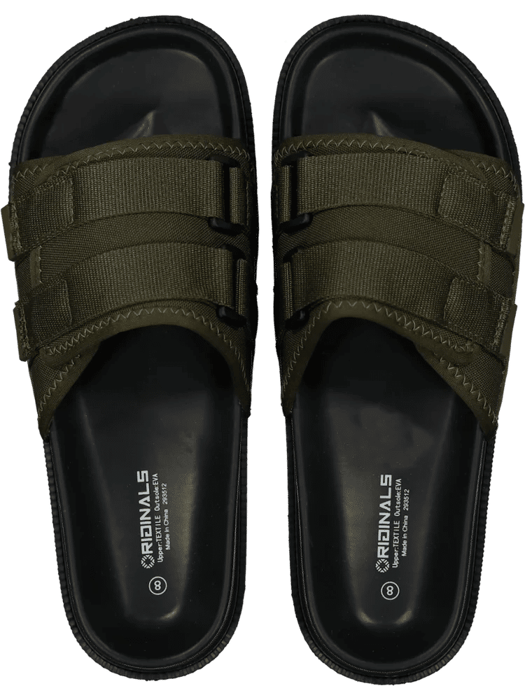 Olive Double Strap Sandals (2)