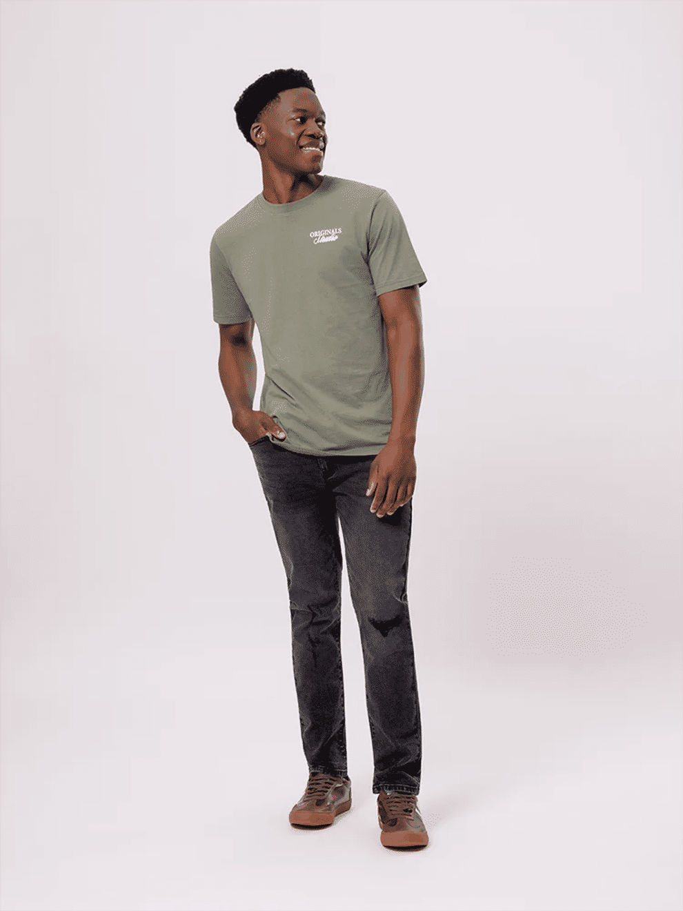 Slim Fit Charcoal Acid Wash Jeans (7)