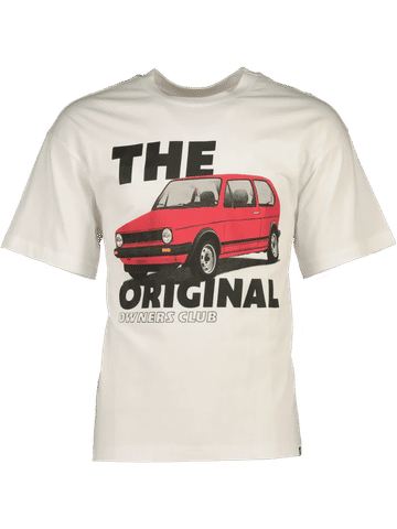 Graphic Oversized White T-Shirt