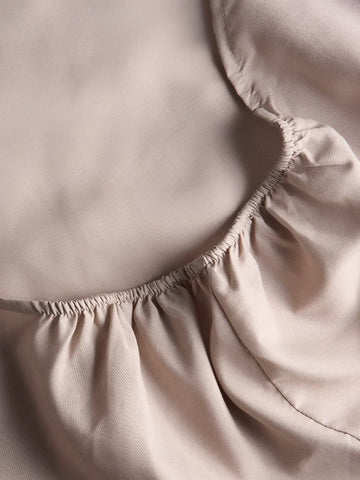 Queen Bed Microfibre Fitted Sheets