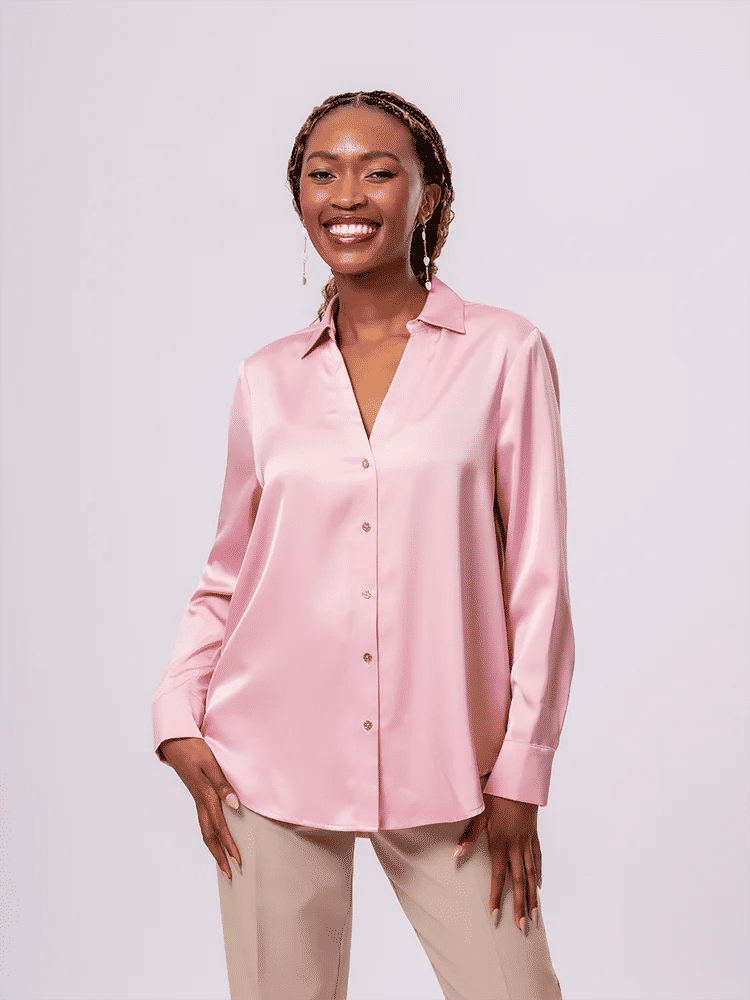 Satin Finish Long Sleeve Shirt