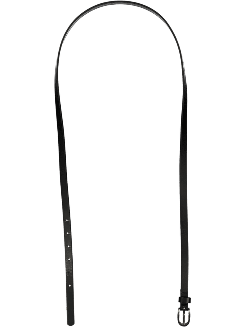 Slim Black Belt