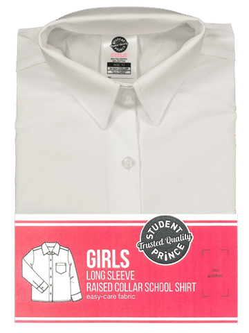 Long Sleeve Primary Raised Collar Shirt