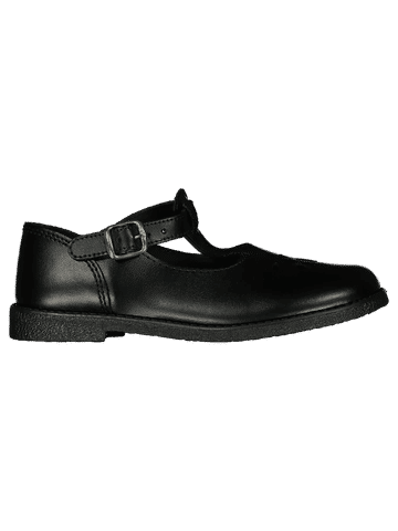 Younger Girls Leather School Shoes