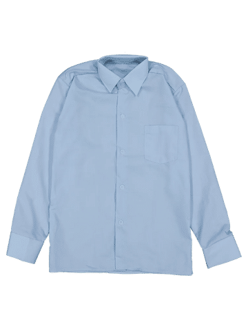 Long Sleeve Primary Raised Collar Shirt