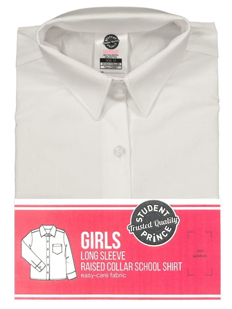 Long Sleeve High Raised Collar Shirt