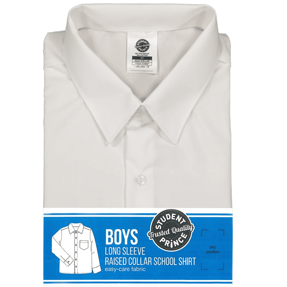 Long Sleeve Primary Raised Collar Shirt