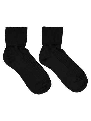 Girls Black School Anklet Socks