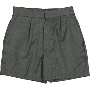 Boys Grey School Shorts