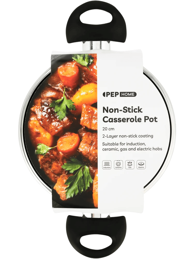 Non-Stick Casserole Pot 20x12cm (2)