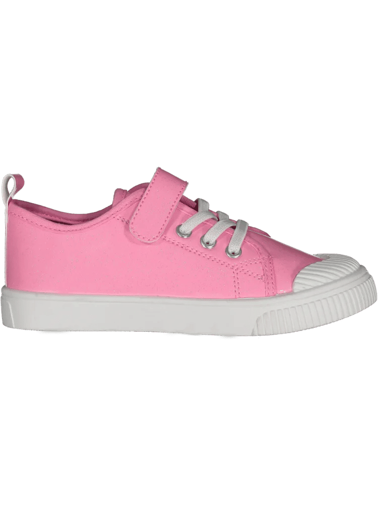 Pink Low Top Basic Sneakers