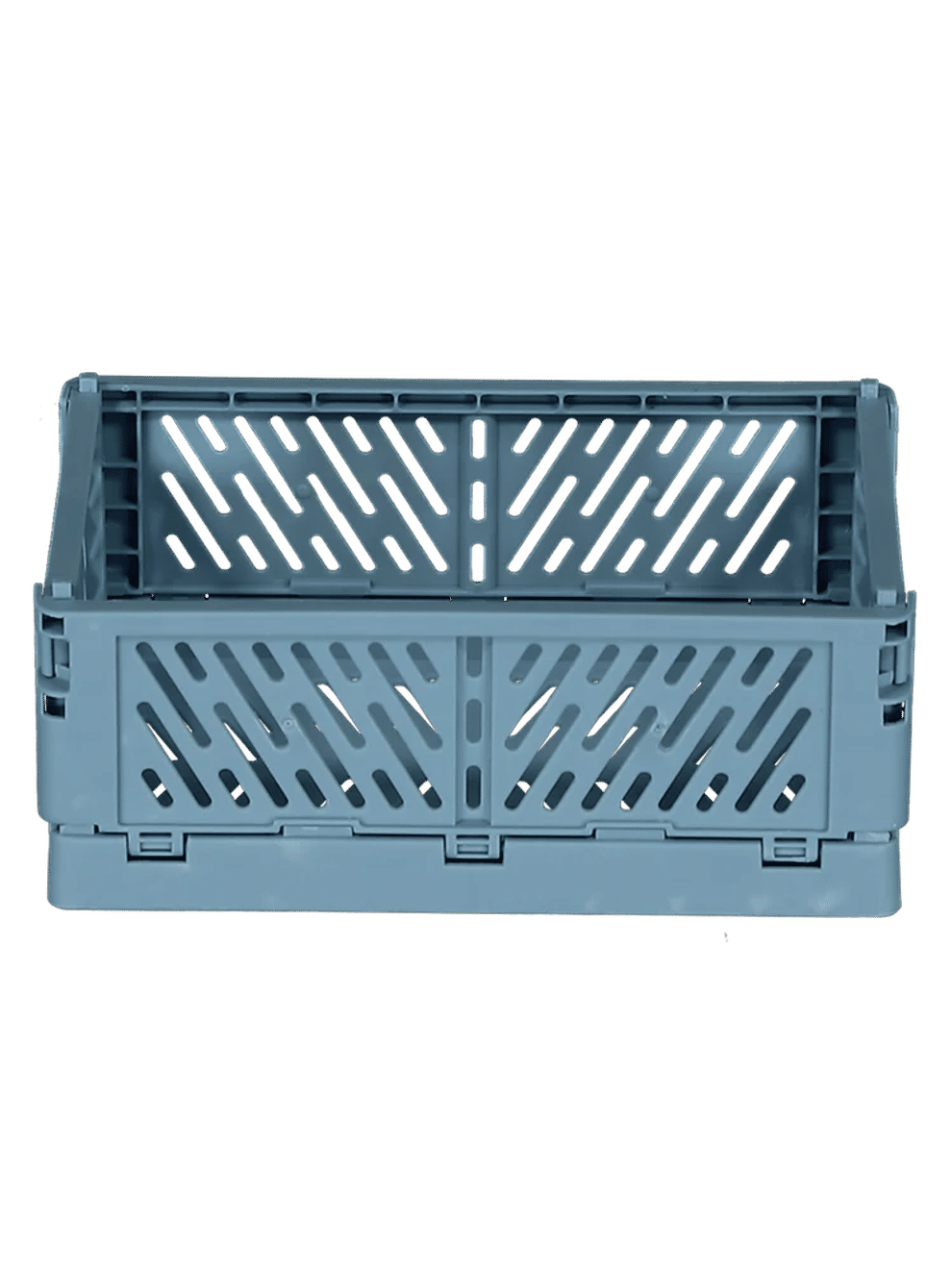 Small Blue Foldable Crate