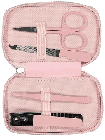 4 Piece Pink Manicure Set