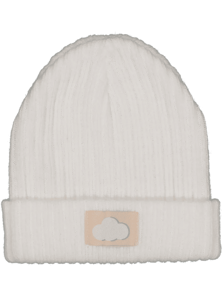 White Knit Beanie