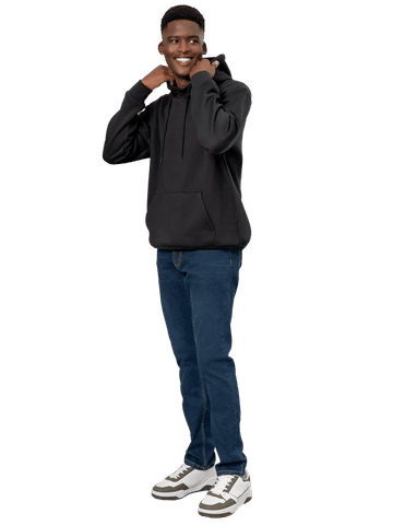 Plain Black Hoodie