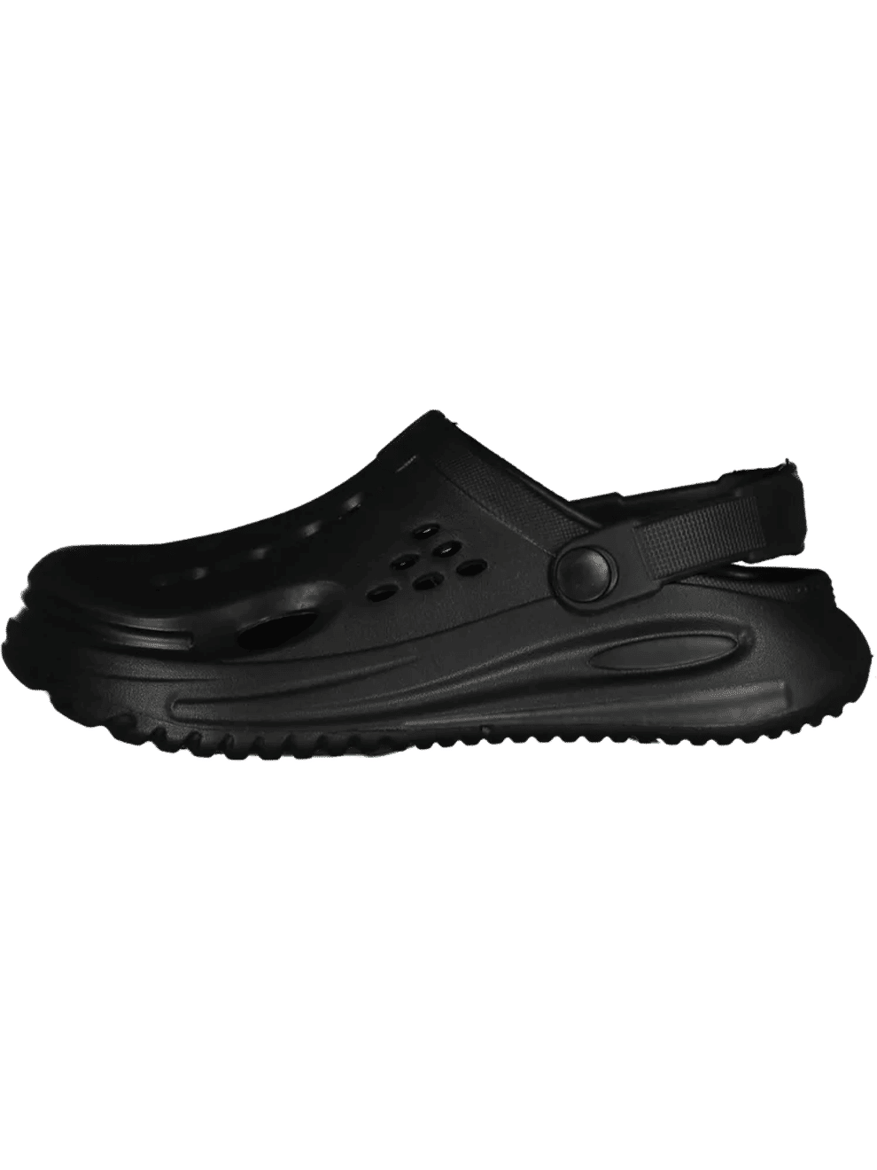 Black Moulded Sandals (1)