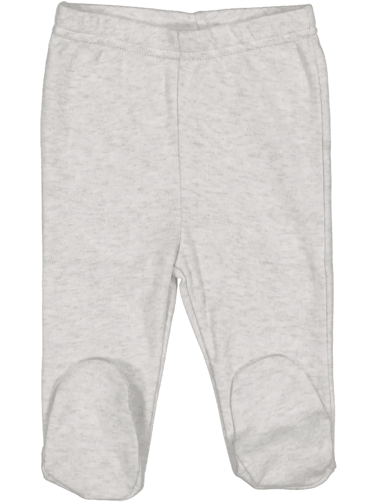 Grey Marl Footie Leggings
