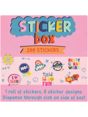 200 Piece Sticker Box