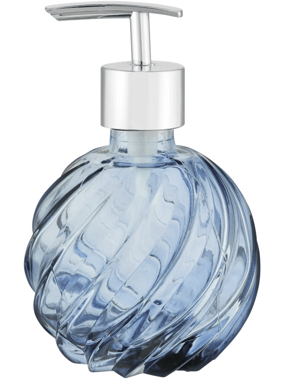 Blue Swirl Glass Dispenser