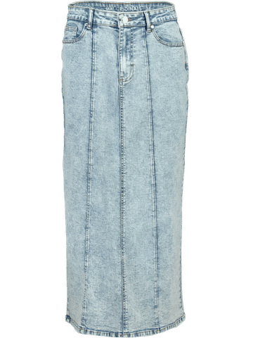 Acid Wash Denim Skirt