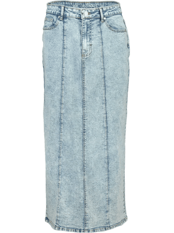 Acid Wash Denim Skirt