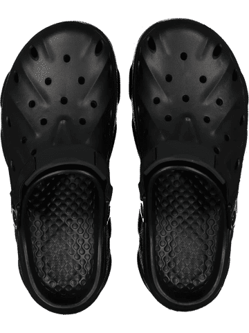 Black Moulded Sandals