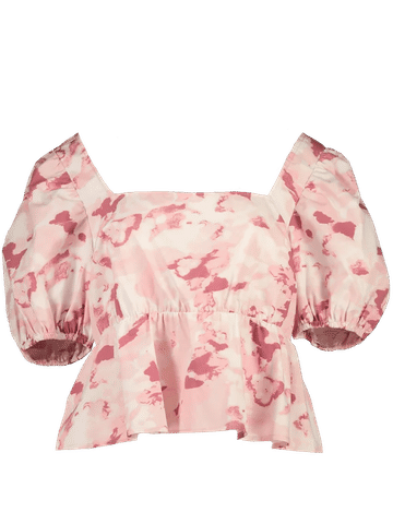 Floral Flare Crop Top