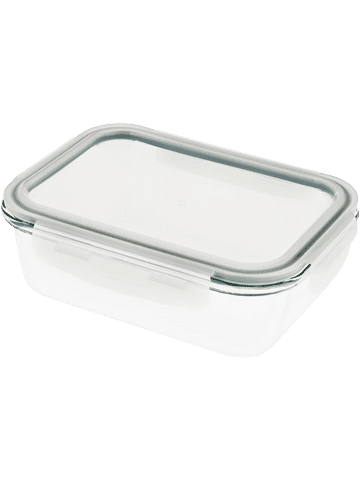 Glass Container With Clip-On Lid 1040ml
