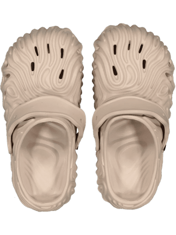 Brown Moulded Slingback Sandals