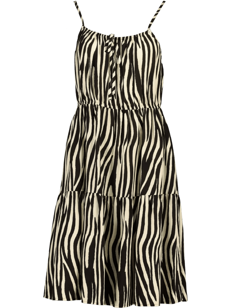 Zebra Stripes Midi Dress