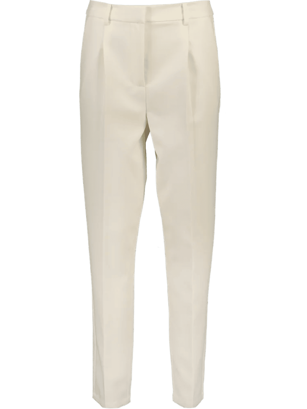 White Pleated Smart Pants