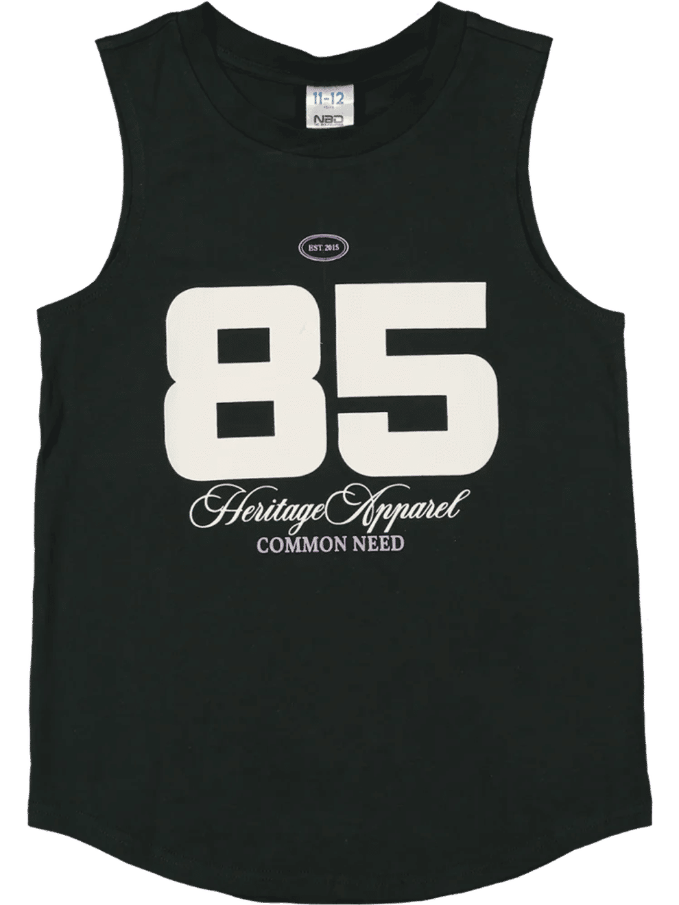 Black Printed Vest