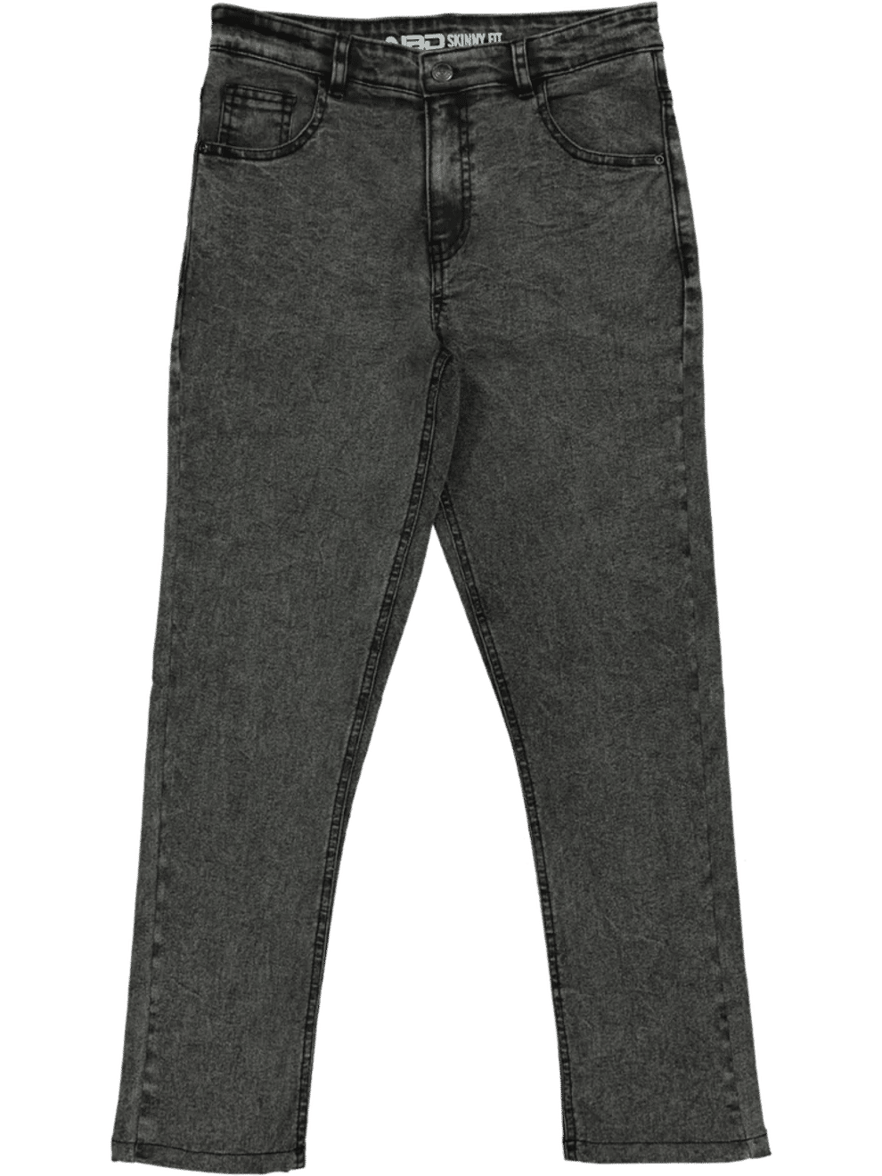 Charcoal Acid Wash Skinny Jeans (1)