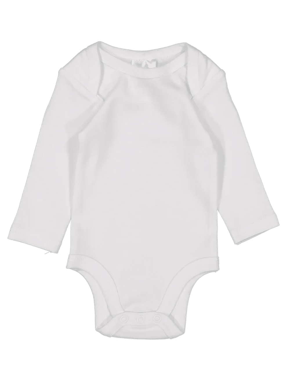 Long Sleeve White Cotton Bodyvest