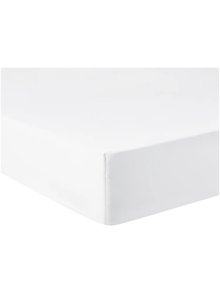King Bed White Fitted Sheet (2)