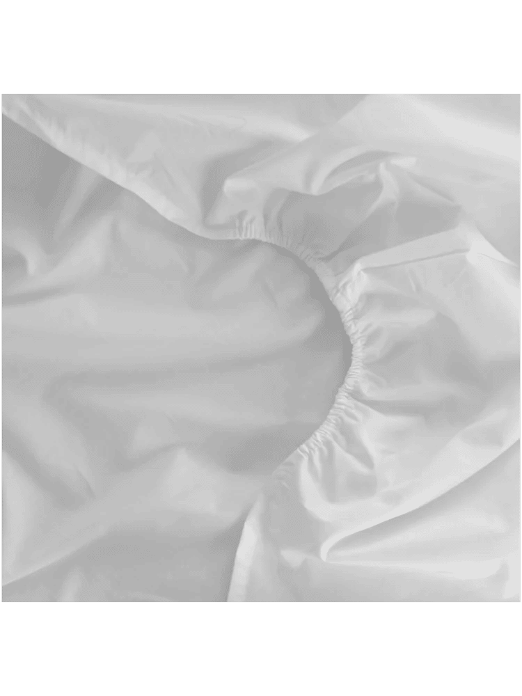 King Bed White Fitted Sheet Plain