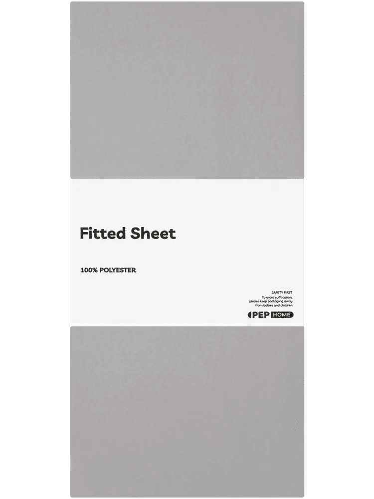 Silver Grey King Bed Fitted Sheet (1)