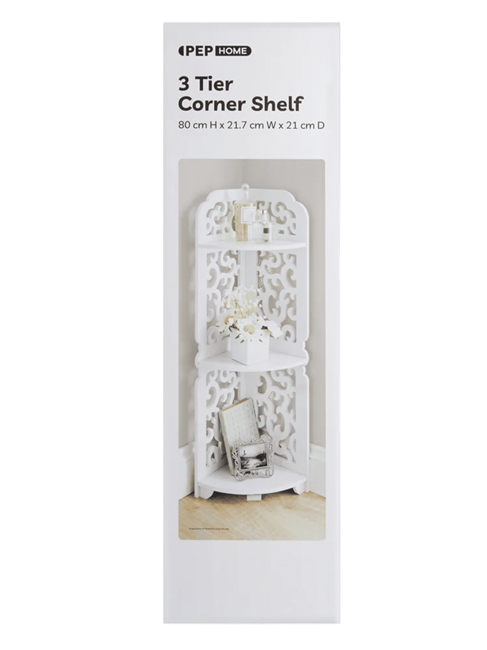 Foldable Filigree Corner Shelf (1)