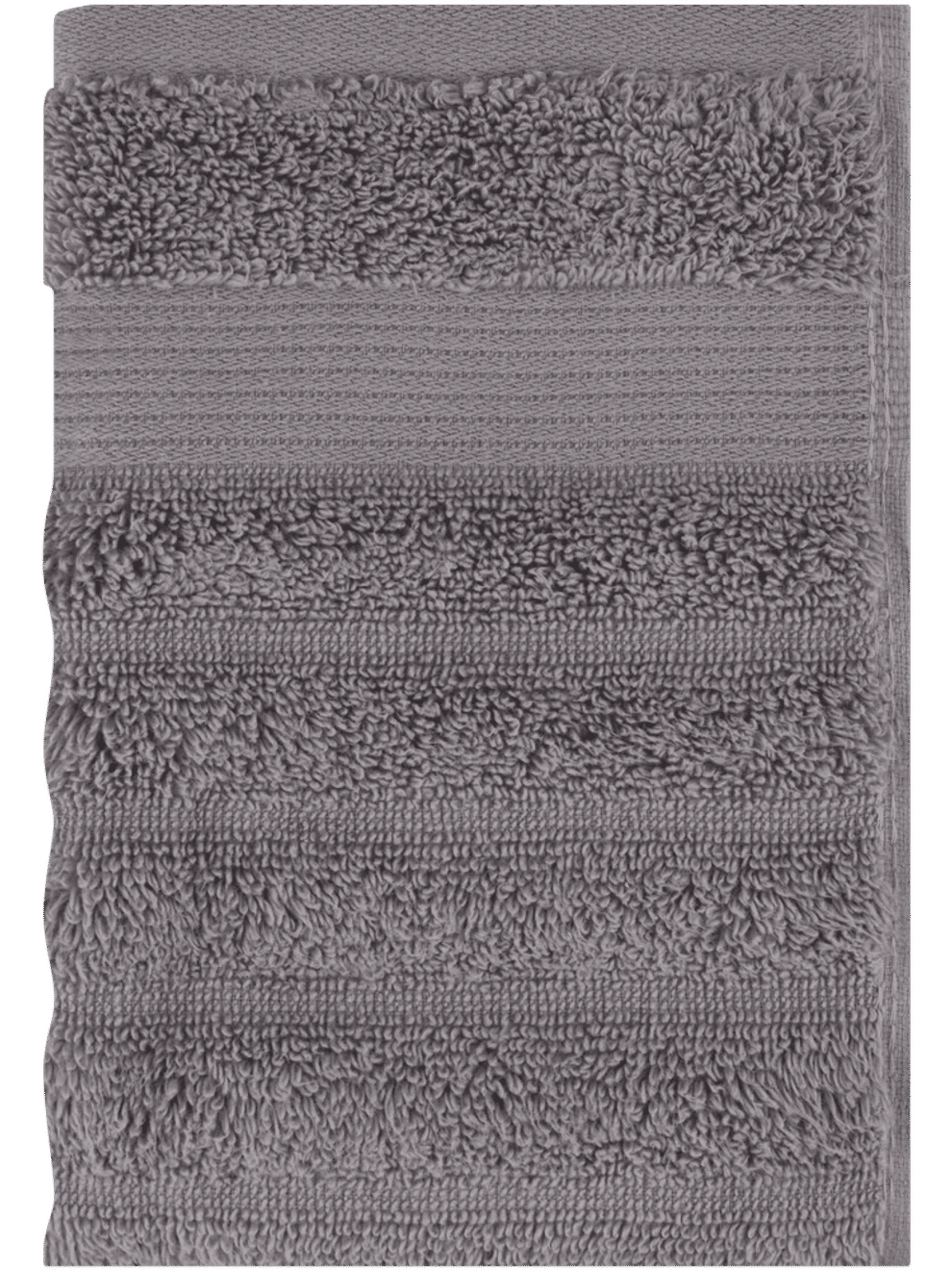 Charcoal Ripple Zero Twist Long Face Cloth