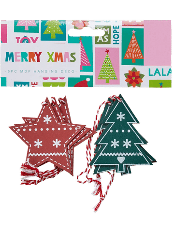 6 Piece Hanging Decoration