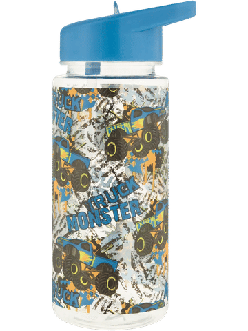 Monster Truck Bottle With Straw