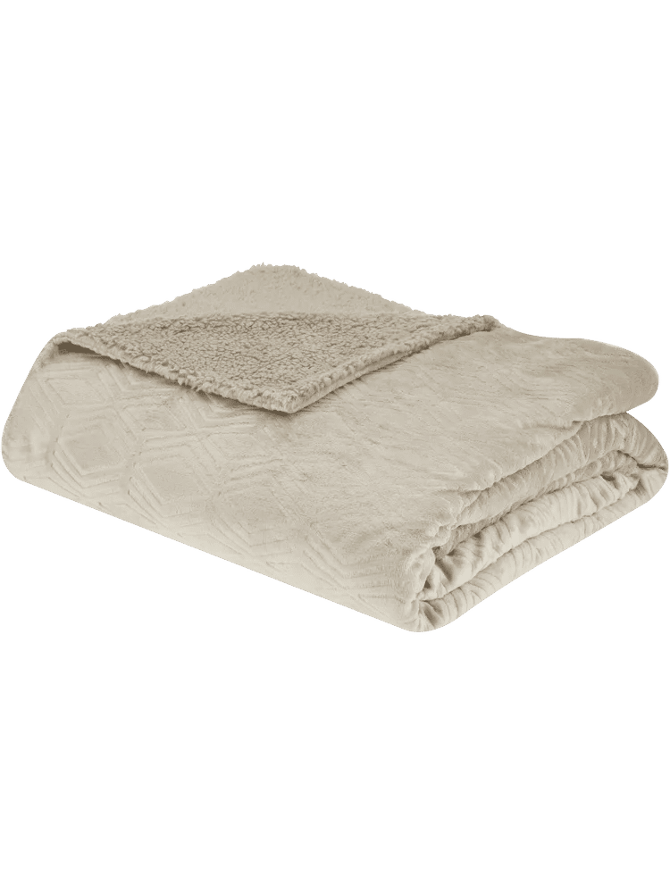 2 Ply Taupe Double Blanket