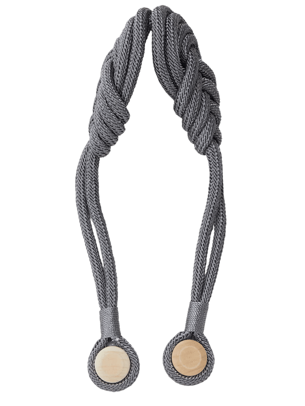 Silver Pleated Tie Back Single (1)
