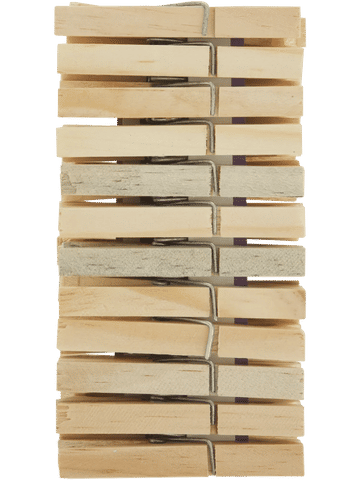24 Pack Wooden Pegs