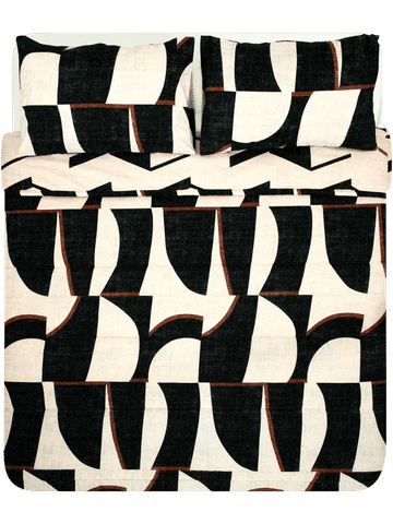 Queen Bed Kalamari Microfibre Print Comfort