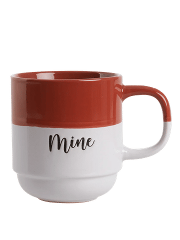 Two Toned Embossed Mug
