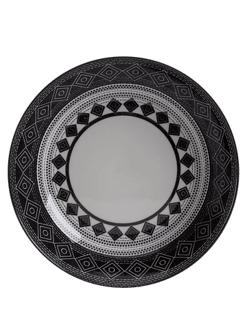 Black and White Printed Bowl