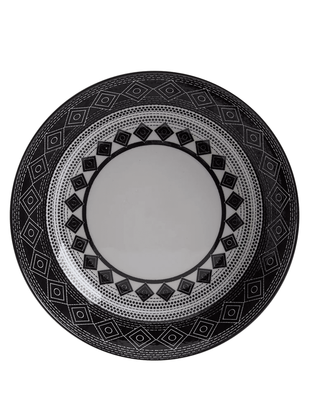 Black and White Printed Bowl